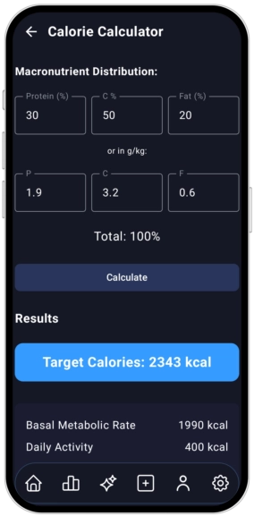 App calculadora de TMB