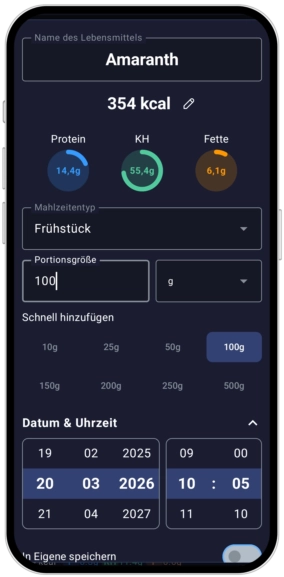 ai caloriecounter with macro tracking