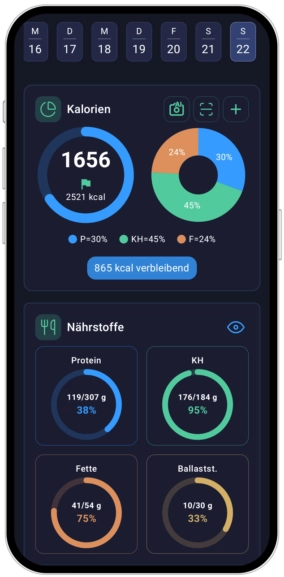 Zielfit calorie tracking app with macrotracker