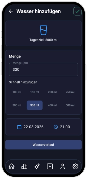 Zielfit water tracker App